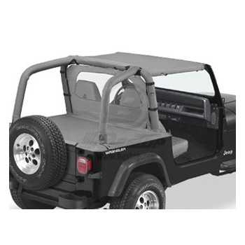Bikini® Tops Bestop® gris Jeep Wrangler YJ 1992-1995