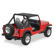 Bikini® Tops noir sans sangle Jeep Wrangler 86-91