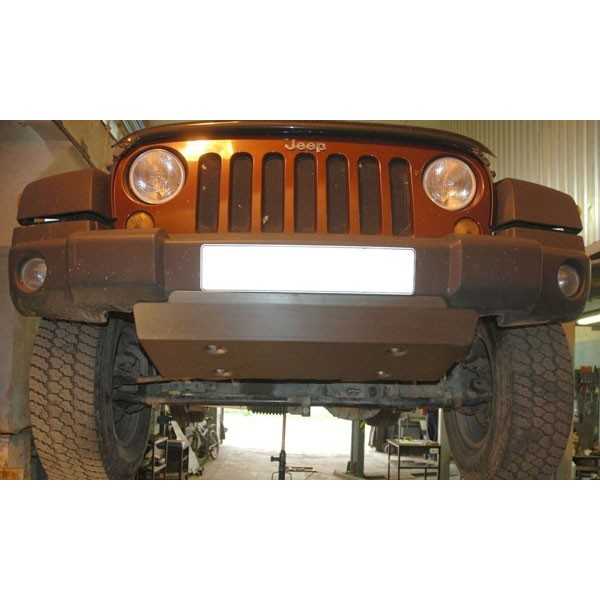 Blindage moteur aluminium Jeep Wrangler JK 2007-