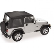 Capotage pavement ends Flip top noir Jeep Wrangler TJ 97-06