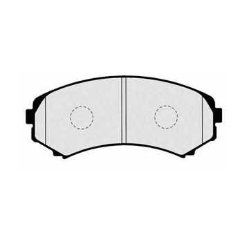 JEU DE PLAQUETTES DE FREIN AVANT POUR MITSUBISHI PAJERO LO44-LO49-L...