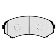 JEU DE PLAQUETTES DE FREIN AVANT POUR MITSUBISHI PAJERO LO44-LO49-L...