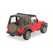 Capotage sunrider Bestop® kaki Jeep Wrangler TJ 03-06