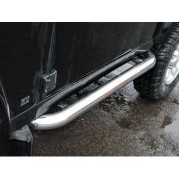 MARCHE PIEDS INOX LAND ROVER 90 Tous modèles