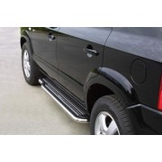 Marche pieds inox 50 mm Toyota KZJ 95 1996-2002