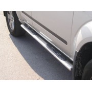 Marche pieds inox ovale NISSAN PATHFINDER 2005-