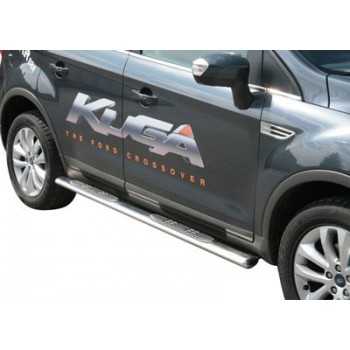 Marche pieds inox ovale FORD KUGA 2008-
