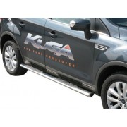 Marche pieds inox ovale FORD KUGA 2008-