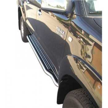 MARCHE PIEDS INOX 50MM TOYOTA HILUX VIGO 4 portes 2006-