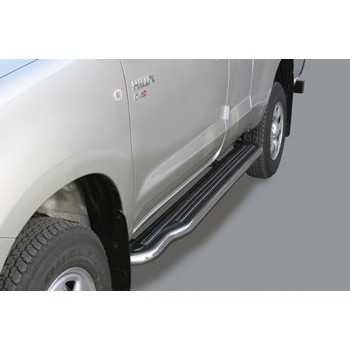 MARCHE PIEDS INOX 50MM TOYOTA HILUX VIGO 2 portes 2006-2016