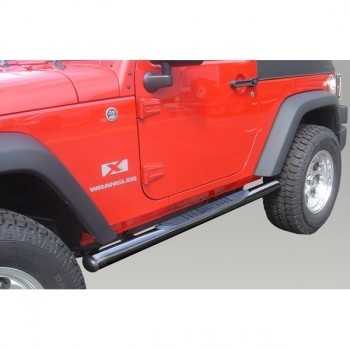 Marche pieds noir Jeep Wrangler JK 2 portes 2007-2018
