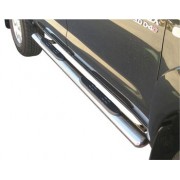 Marche pieds inox ovale TOYOTA RAV 4 2009-2010 Sans roue de secours