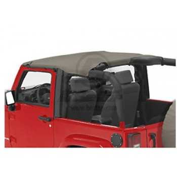 Bikini® Tops KAKI Jeep Wrangler JK 2007-2009 2 portes JEEP