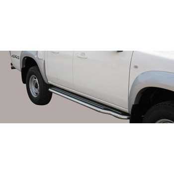 MARCHE PIEDS INOX 50MM MAZDA BT50 DOUBLE CABINE 2009-2012