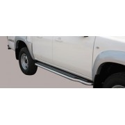 MARCHE PIEDS INOX 50MM MAZDA BT50 DOUBLE CABINE 2009-2012