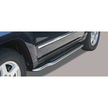 Marche pieds inox 50 mm Jeep Grand Cherokee 2005-2010