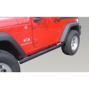 Marche pieds noir ovales Jeep Wrangler JK 2 portes 2007-2017 JEEP
