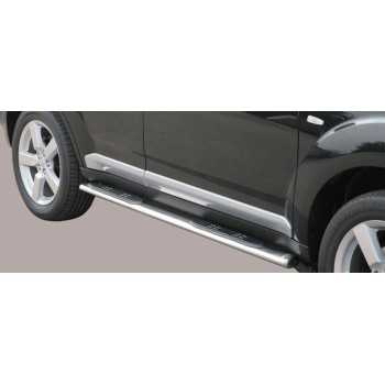 Marche pieds inox ovale MITSUBISHI OUTLANDER 2007-2010