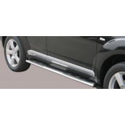 Marche pieds inox ovale MITSUBISHI OUTLANDER 2007-2010