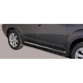 Marche pieds inox ovale MITSUBISHI OUTLANDER 2010-2012