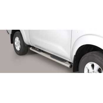 MARCHE PIEDS INOX MAX 76 NISSAN NAVARA NP300 KING CAB 2016+ 2 Portes