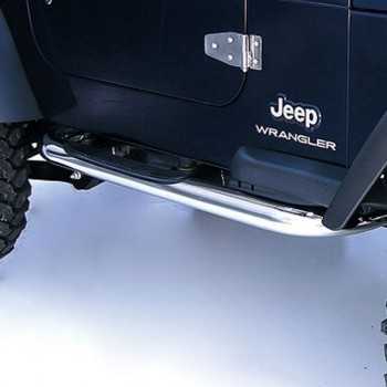 Marche pieds inox Jeep Wrangler TJ 1997-2006