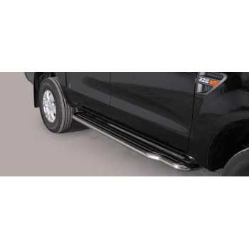 MARCHE PIEDS INOX 50MM FORD RANGER 2012- 4 Portes