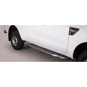 MARCHE PIEDS INOX 50MM FORD RANGER 2012- 2 Portes