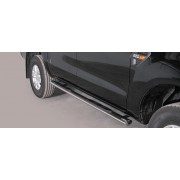 Marche pieds inox ovale FORD RANGER 2012- 4 Ptes