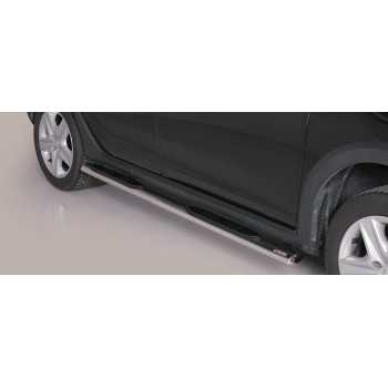 Marche pieds inox ovale DACIA SANDERO 2013-