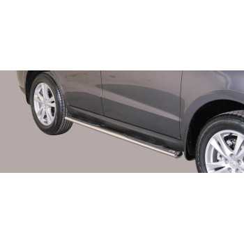 Marche pieds inox ovale HYUNDAI SANTA FE 10-12