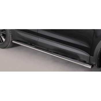 Marche pieds inox ovale HYUNDAI SANTA FE 12-