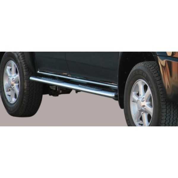 Marche pieds inox ovale ISUZU D-MAX 07-12