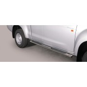 Marche pieds inox ovale ISUZU D-MAX 2012- SPACE CAB