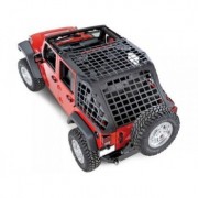 vue de dessus du Capotage trektop Bestop® noir Jeep Wrangler TJ 97-06