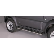 Marche pieds inox ovale SUZUKI JIMNY 2012+