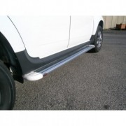 Marche pieds aluminium finition blanc tous véhicules