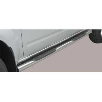 MARCHE PIEDS INOX MAX 76 NISSAN NAVARA D40 2005-2010 4 Portes NISSAN