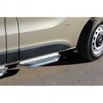MARCHE PIEDS INOX OPEL VIVARO-RENAULT TRAFIC 2014+ RENAULT