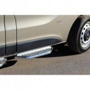 MARCHE PIEDS INOX OPEL VIVARO-RENAULT TRAFIC 2014+ RENAULT