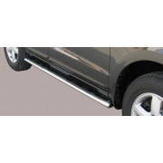 Marche pieds inox max 76 mm Hyundai Santa Fe 2006-2010