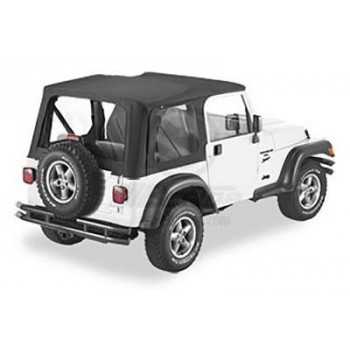 CAPOTAGE DE REMPLACEMENT BESTOP NOIR WRANGLER 03-06 SANS PORTES