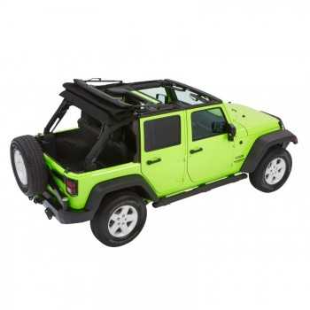 Capotage Bestop® trektop nx glide black diamond Jeep Wrangler JK 4 Portes 2007-2018