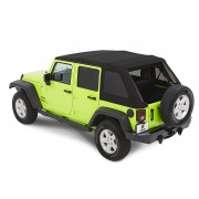 Capotage Bestop® trektop nx glide black diamond Jeep Wrangler JK 4 Portes 2007-2018