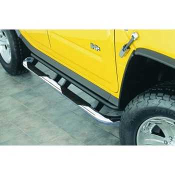 Marche pieds inox Hummer H2
