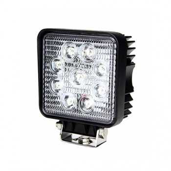 Phare de travail carré 9 LED 1700LM
