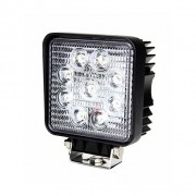 Phare de travail carré 9 LED 1700LM