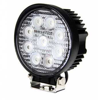 Phare de travail rond 9 LED 1700LM