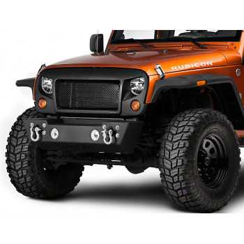 GRILLE DE CALANDRE SPARTAN NOIR MAT AVANT JEEP WRANGLER JK 2007-2016