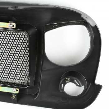 GRILLE DE CALANDRE SPARTAN NOIR MAT AVANT JEEP WRANGLER JK 2007-2016